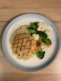 Turkey Patty, Brown Rice, Mixed Vegetables Meal Meal Prep Ottawa