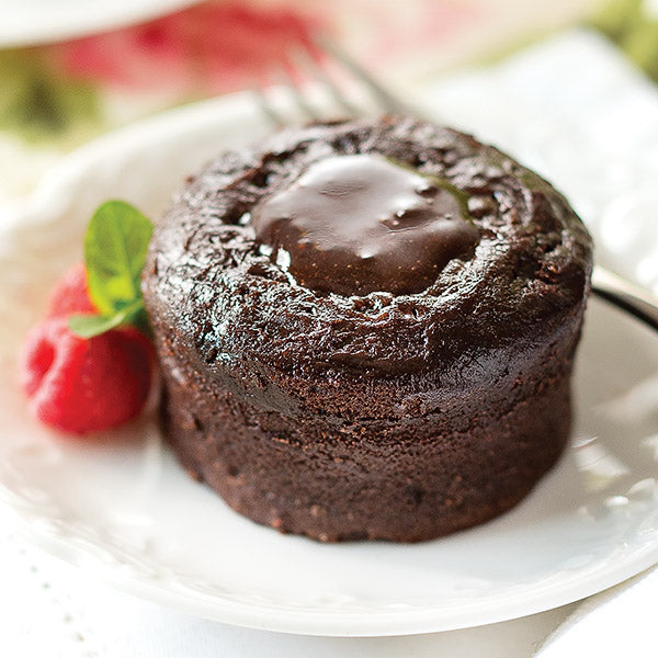 Two Molten Chocolate Cakes