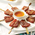Vanilla-Bourbon Bacon Lollipops