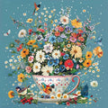 Vibrant Teacup