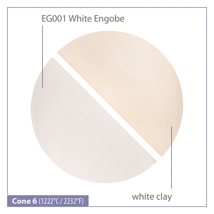 White Engobe Pint EG-001