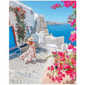 Woman Watching the Ocean Diamond Painting Diamond Art Kit